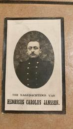 Bp Henricus Janssen gesneuveld te Montana (Zwitserland) 1918, Verzamelen, Bidprentjes en Rouwkaarten, Verzenden