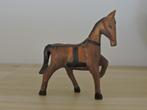 vintage klein !!! houten paard decoratie, Verzamelen, Paard, Gebruikt, Ophalen of Verzenden, Beeldje of Figuurtje