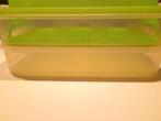 Bewaardoos met inzetrek & handvat – ideaal voor transport, Huis en Inrichting, Ophalen of Verzenden, Nieuw, Groen, Overige typen
