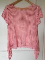 roos topje/tuniek gaatjes langere zijkanten kapmouw Nieuw TU, Kleding | Dames, Maat 38/40 (M), Nieuw, Ophalen of Verzenden, Korte mouw