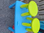 Kindertafel en krukjes ikea, Ophalen, Gebruikt