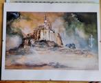 Cadre le mont St michel 37cm sur 28cm, Enlèvement ou Envoi