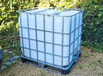 2x anti-UV IBC container 1000L – op metalen pallet – klaar v, Ophalen, Zo goed als nieuw, Kunststof
