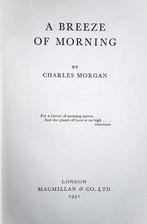 A Breeze of Morning - 1951 - Charles Morgan (1894-1958), Boeken, Gelezen, Europa overig, CharlesMorgan (1894-1958), Verzenden