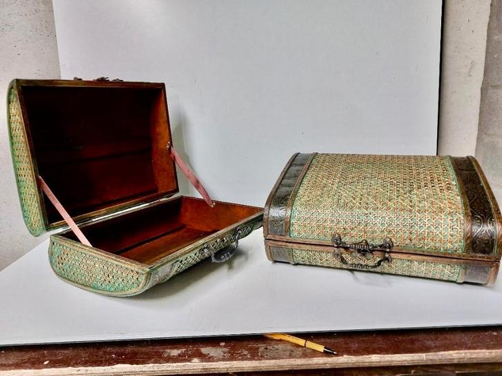 valises en bois, Bijoux, Sacs & Beauté, Valises, Envoi