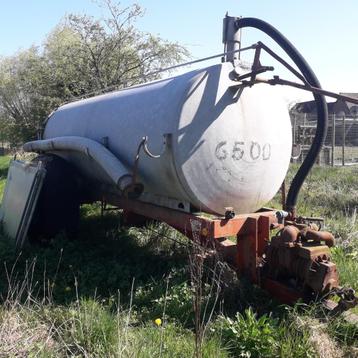 Watertank, Beerkar met pomp 6500 liter beschikbaar voor biedingen