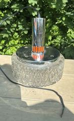 Plafonnier vintage en verre, Ophalen, Zo goed als nieuw, Glas