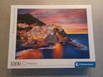 Puzzel Clementoni 1000 stuks Manarola, Ophalen, 500 t/m 1500 stukjes, Zo goed als nieuw, Legpuzzel