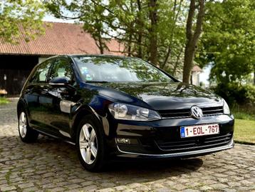 GOLF 7 Highline GTD 1,6 105PK Lederen interieur veel opties, Autos, Cuir, Euro 6, Carnet d'entretien, Boîte manuelle