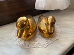 2 koperen eendjes prachtige staat KOOPJE, Antiquités & Art, Antiquités | Bronze & Cuivre, Enlèvement