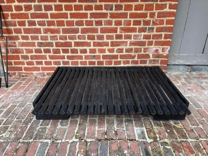 smeedijzeren haardvuur, Huis en Inrichting, Haarden, Gebruikt, Houthaard, Ophalen