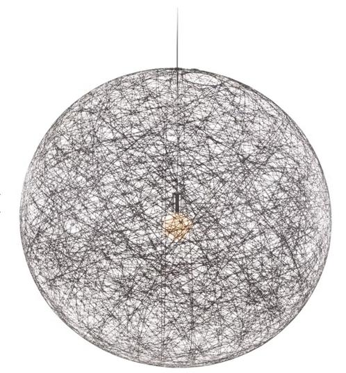 Moooi Random Light II Hanglamp Groot Zwart- nieuwprijs €2600, Huis en Inrichting, Lampen | Hanglampen, Zo goed als nieuw, 50 tot 75 cm