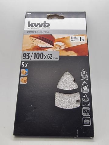 KWB Schuurschijf wit met klittenbandhechting beschikbaar voor biedingen