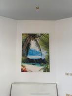 Groot canvas strand eiland, Antiek en Kunst, Ophalen