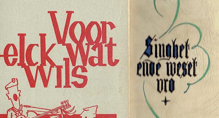 Volksliedjes  Singhetende weset vro & Voor elck wat wils., Livres, Livres Autre, Utilisé, Enlèvement ou Envoi