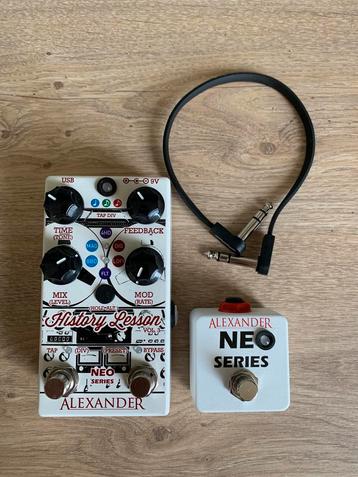 Alexander Pedals History Lesson V3 + Neo footswitch, Musique & Instruments, Effets, Enlèvement ou Envoi, Comme neuf, Delay ou Écho