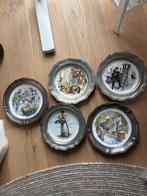 Décoration murale - assiettes 5x pour la cuisine, Maison & Meubles, Enlèvement, Utilisé