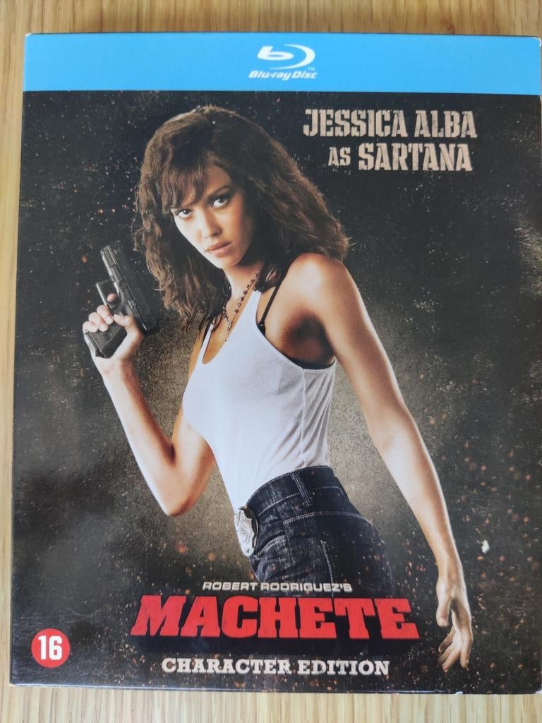 Machete (2010) (Jessica Alba) Blu-ray, Ophalen of Verzenden, Zo goed als nieuw