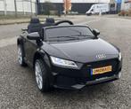 Audi TT'RS 12v zwart - RC – Leder zit – Rubberband Bleu, Ophalen of Verzenden, Nieuw