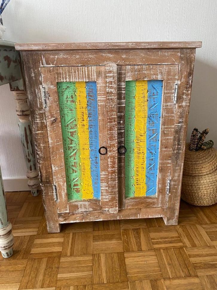 Kleine kast en nachtkast, Huis en Inrichting, Kasten | Overige, Gebruikt, Ophalen