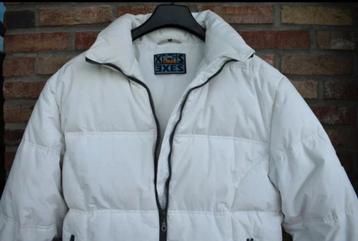 Veste de sport d'hiver blanche matelassée  femme T42 ( XL), Enlèvement ou Envoi, X Daune S, Blanc, Taille 42/44 (L)