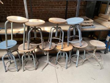 Lot d’ancien tabouret, Enlèvement, Utilisé