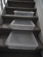 3 boîtes de rangement avec couvercles (OKT), Envoi, Utilisé