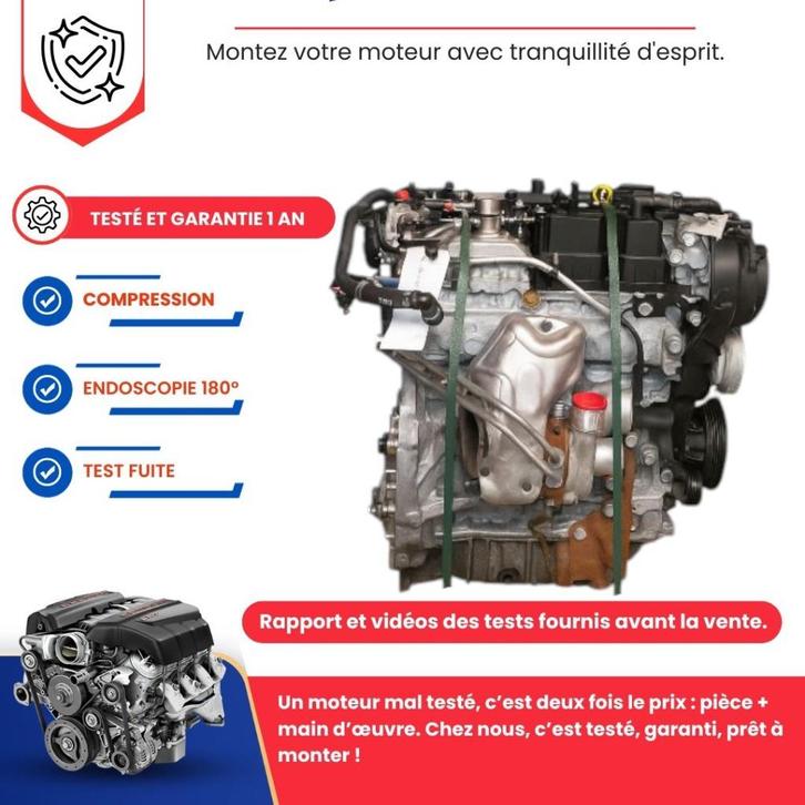 Complete motor ford kuga ii 1.5 ecoboost 164 150pk, Auto-onderdelen, Motor en Toebehoren, Ford, Nieuw, Ophalen of Verzenden