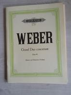 Weber piano en klarinet/viool, Muziek en Instrumenten, Klarinet, Ophalen of Verzenden, Zo goed als nieuw