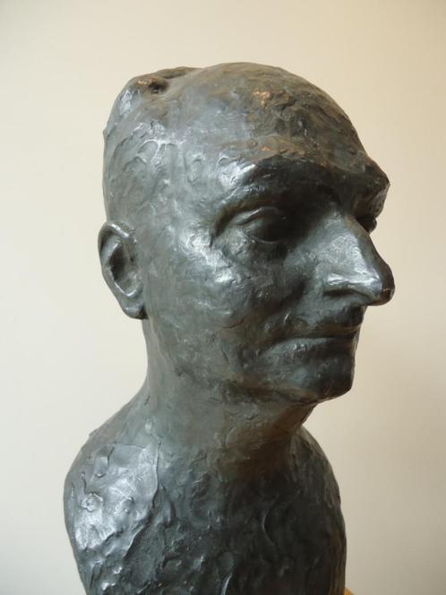 Idel IANCHELICI Liège buste portrait tête en bronze, signé, Antiquités & Art, Art | Sculptures & Bois, Enlèvement