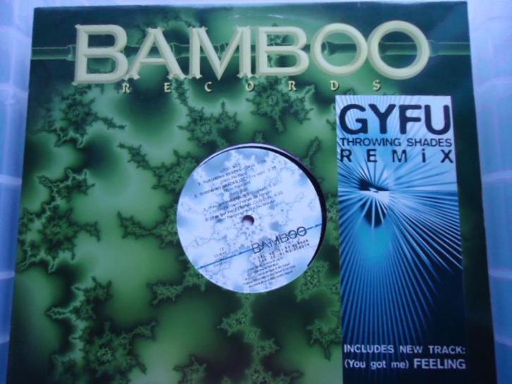 GYFU ‎– Throwing Shades - The Remixes, Cd's en Dvd's, Vinyl | Dance en House, Gebruikt, Techno of Trance, 12 inch, Ophalen of Verzenden