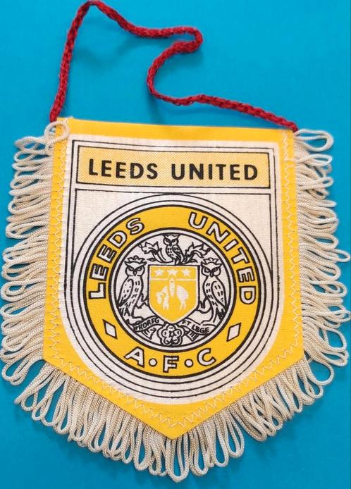 Leeds United AFC 1979 prachtig zeldzaam vaantje voetbal, Verzamelen, Sportartikelen en Voetbal, Zo goed als nieuw, Ophalen of Verzenden