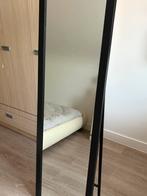 Spiegel staande met zwarte omlijsting B 48 cm H 158 cm, Huis en Inrichting, Woonaccessoires | Spiegels, Ophalen, Zo goed als nieuw
