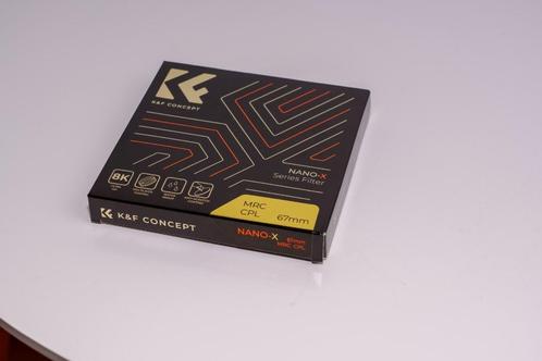 K&F Concept 67mm Nano-X HD MRC CPL-filter, TV, Hi-fi & Vidéo, Photo | Filtres, Neuf, Filtre polarisant, 60 à 70 mm, Autres marques