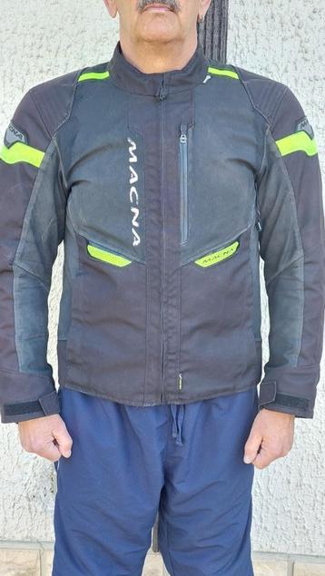 VESTE POLYESTER MACNA TAILLE LARGE + DOUBLURE + PROTECTIONS 