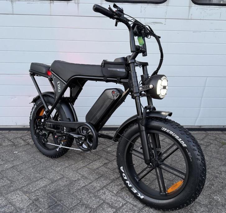 Fatbike OUXI C80 Pro - Dubbel zit - Gashendel - Alarm -Hydra, Fietsen en Brommers, Fietsen | Heren | Herenfietsen, Nieuw, Ophalen of Verzenden