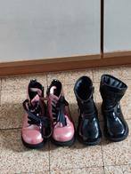 Zwarte laarzen maat 22 en roze laarzen maat 24, Kinderen en Baby's, Gebruikt, Meisje, Ophalen of Verzenden, Laarzen