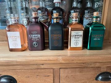 Copperhead Gin-flessen beschikbaar voor biedingen