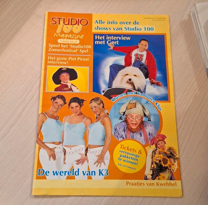 Studio 100 magazine 2003 editie Nederland, Boeken, Tijdschriften en Kranten, Zo goed als nieuw, Muziek, Film of Tv, Ophalen of Verzenden