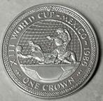 munt Isle of man 1 crown 1986:FIFA Wereldbeker 1986, Mexico, Postzegels en Munten, Verzenden