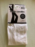 Gloednieuwe witte panty's Emilio Cavallini 55Den maat M, Wit, Nieuw, Maat 40/42 (M), Ophalen of Verzenden