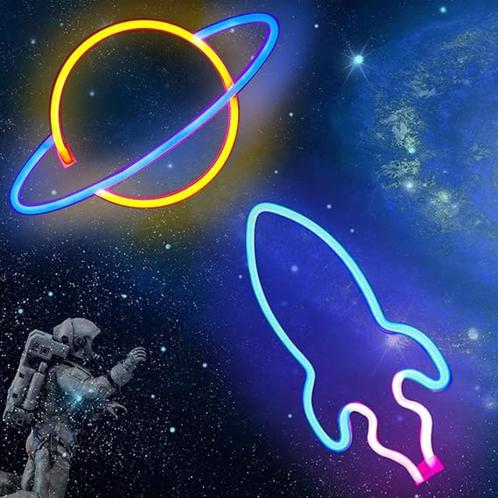 2 stuks neonborden Neon Licht SNELLE GRATIS LEVERING, Huis en Inrichting, Woonaccessoires | Wanddecoraties, Nieuw, Verzenden