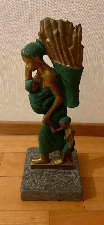 Sculpture africaine Congo 1970, Enlèvement