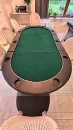 Draagbare pokertafel met koffer, Vijf spelers of meer, Ophalen, Zo goed als nieuw