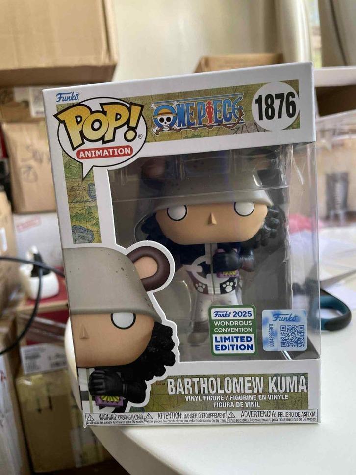 Funko Pop Bartholomew Kuma One Piece 1876  figuur, Verzamelen, Poppetjes en Figuurtjes, Ophalen of Verzenden