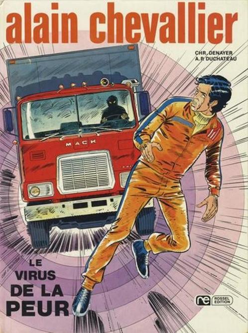 Alain Chevallier ,Le virus de la peur, Première édition, Boeken, Stripverhalen, Gelezen, Eén stripboek, Ophalen of Verzenden