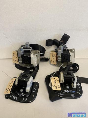 MERCEDES CLK W209 CABRIO Gordel set links rechts voor achter beschikbaar voor biedingen