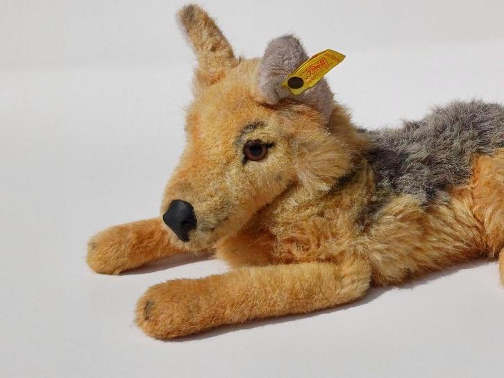 Steiff duitse herdershond Arco, Verzamelen, Beren en Cherished Teddies, Zo goed als nieuw, Steiff, Verzenden