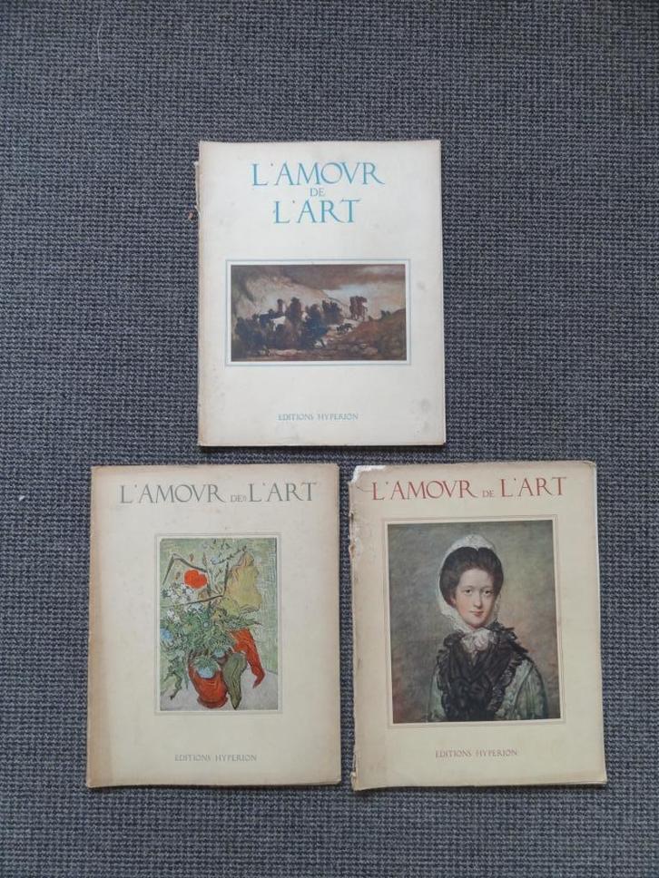 3 x L' Amour de l'Art;  kunsttijdschrift uit 1938 nrs 2,7,9, Boeken, Kunst en Cultuur | Beeldend, Gelezen, Schilder- en Tekenkunst