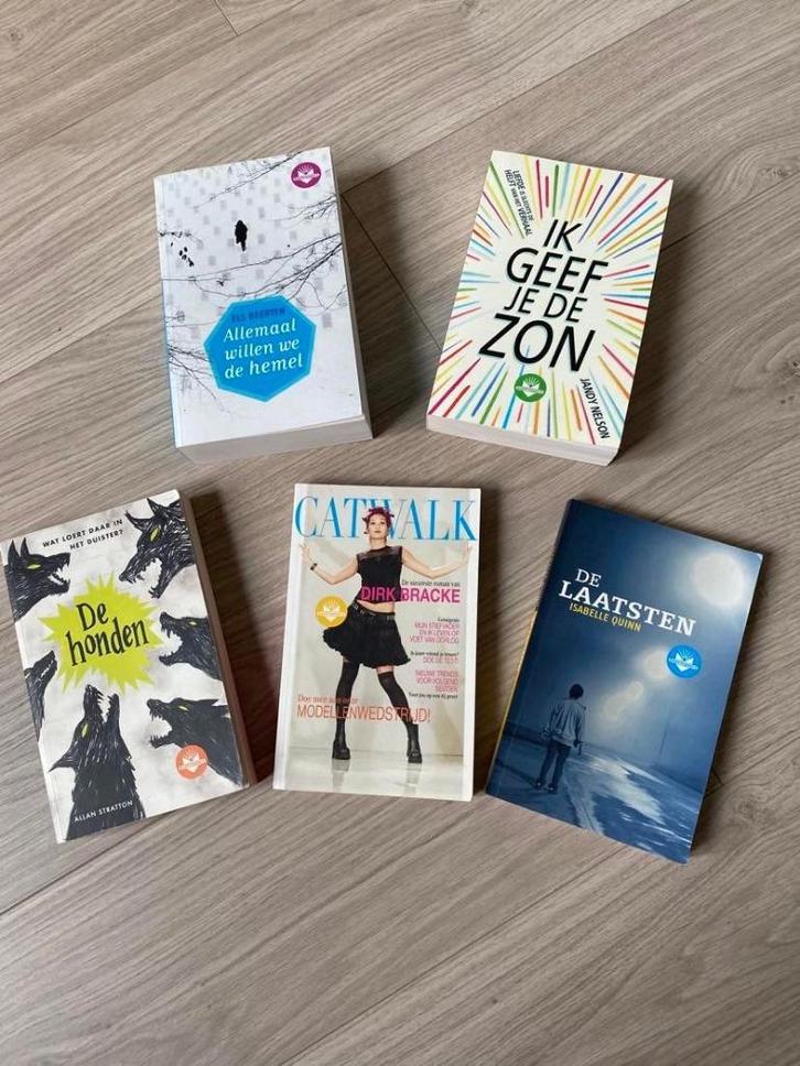 Lot van 5 jeugdboeken vanaf 14 jaar, Boeken, Kinderboeken | Jeugd | 13 jaar en ouder, Ophalen of Verzenden